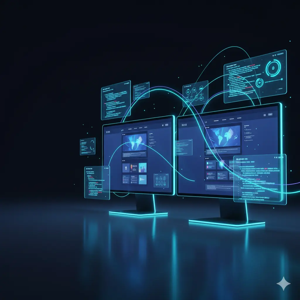 Web application interface